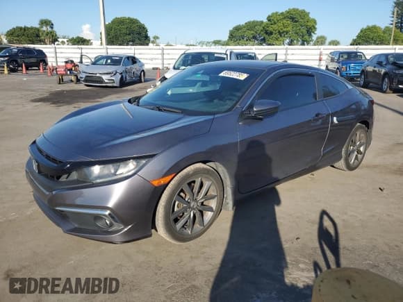 ✅ 2020 Honda Civic EX • VIN: 2HGFC3B32LH351164 • Лот: 69522785. Опубликован ранее на Copart с пробегом 38 362 миль. Бесплатный доступ к архиву аукционных продаж из США и подробный отчёт об истории автомобиля на DreamBid. Изображение 1.