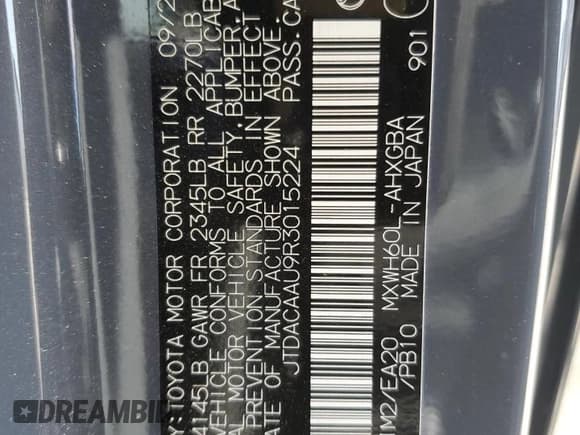 ✅ 2024 Toyota Prius XLE • VIN: JTDACAAU9R3015224 • Лот: 87007985. Опубликован ранее на Copart с пробегом 34 679 миль. Бесплатный доступ к архиву аукционных продаж из США и подробный отчёт об истории автомобиля на DreamBid. Изображение 13.