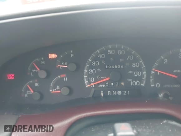 ✅ 1997 Ford F-150 • VIN: 1FTDF17W0VNC22726 • Lot: 43728081. Listed on IAAI with 194,836 mi. Free auction sales archive from the USA and detailed vehicle history report at DreamBid. Image 7.