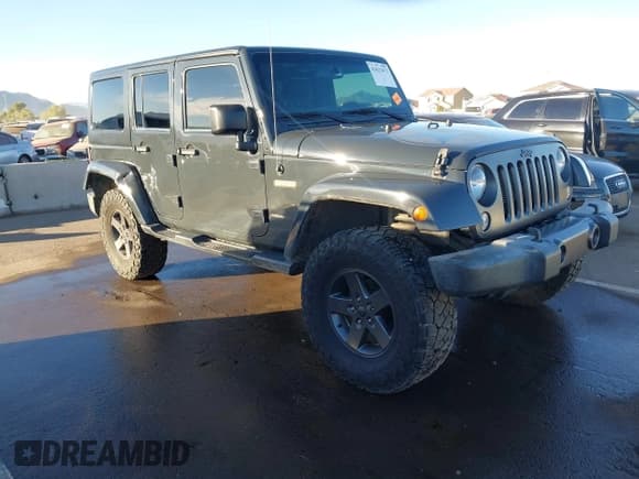 ✅ 2016 Jeep Wrangler Unlimited Sport • VIN: 1C4HJWDG7GL201316 • Lot: 43623473. Listed on IAAI with 107,155 mi. Free auction sales archive from the USA and detailed vehicle history report at DreamBid. Image 1.