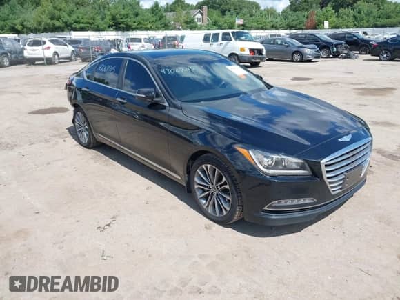 ✅ 2016 Hyundai Genesis 3.8L • VIN: KMHGN4JEXGU125443 • Lot: 43067215. Wystawiony na IAAI z przebiegiem 72 223 mil. Bezpłatny archiwum sprzedaży aukcyjnych z USA i szczegółowy raport historii pojazdu na DreamBid. Zdjęcie 1.