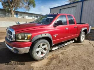 2008 Dodge 1500 SLT with VIN 1D7HA18N18S624580, listed as a Copart auction lot 83986215 with 266,925 mi miles and Salvage title. Bid and sale history available at DreamBid. Image 1.