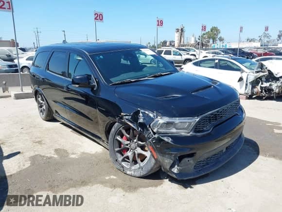 2021 Dodge Durango R/T with VIN 1C4SDJCT7MC555749, listed as a IAAI auction lot 41491861 with 36,381 mi miles and . Bid and sale history available at DreamBid. Image 1.