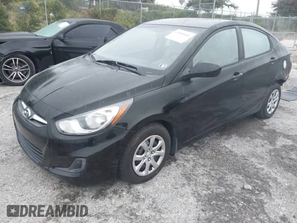 2013 Hyundai Accent GLS with VIN KMHCT4AE7DU584848, listed as a IAAI auction lot 43406831 with 110,390 mi miles and . Bid and sale history available at DreamBid. Image 18.