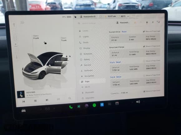 ✅ 2024 Tesla Model 3 • VIN: 5YJ3E1EA0RF743987 • Lot: 54773805. Wystawiony na Copart z przebiegiem 7 725 mil. Bezpłatny archiwum sprzedaży aukcyjnych z USA i szczegółowy raport historii pojazdu na DreamBid. Zdjęcie 9.