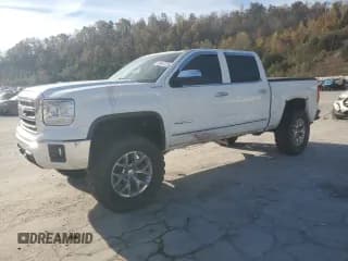 ✅ 2015 GMC Sierra 1500 SLT • VIN: 3GTU2VEC9FG161589 • Lot: 90657225. Listed on Copart with 140,744 mi. Free auction sales archive from the USA and detailed vehicle history report at DreamBid. Image 1.