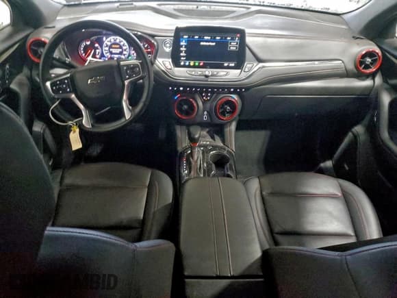 ✅ 2024 Chevrolet Blazer RS • VIN: 3GNKBKRS9RS137955 • Lot: 93419615. Listed on Copart with 37,577 mi. Free auction sales archive from the USA and detailed vehicle history report at DreamBid. Image 8.