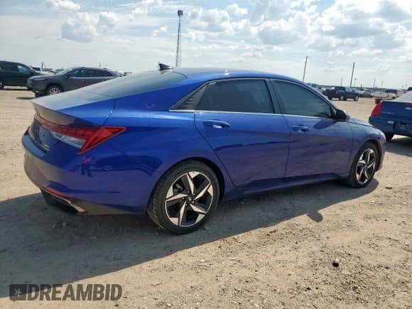 2021 Hyundai Elantra Limited с VIN 5NPLP4AG4MH038836, выставлен на аукционе Copart как лот 81251515 с пробегом 66 889 миль миль и Чистый • Clean title. История ставок и продаж доступна на DreamBid. Изображение 3.