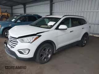 2016 Hyundai Santa Fe SE with VIN KM8SM4HF2GU134438, listed as a IAAI auction lot 43119776 with 163,207 mi miles and . Bid and sale history available at DreamBid. Image 2.