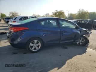 2013 Hyundai Elantra GLS with VIN KMHDH4AE3DU681406, listed as a Copart auction lot 81384145 with Not provided miles and Salvage title. Bid and sale history available at DreamBid. Image 3.