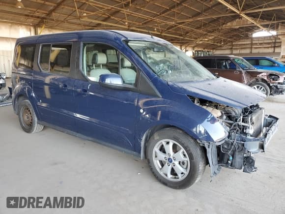✅ 2014 Ford Transit Connect Titanium • VIN: NM0GE9G71E1160796 • Lot: 56251075. Listed on Copart with 192,313 mi. Free auction sales archive from the USA and detailed vehicle history report at DreamBid. Image 4.