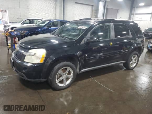 2007 Chevrolet Equinox LT с VIN 2CNDL73F676060802, выставлен на аукционе Copart как лот 77814614 с пробегом 182 496 миль миль и Списание • Salvage title. История ставок и продаж доступна на DreamBid. Изображение 1.