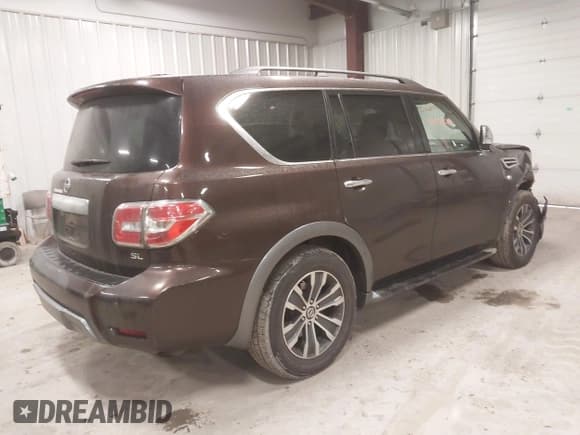 ✅ 2019 Nissan Armada SL • VIN: JN8AY2NC5KX509656 • Lot: 43757068. Listed on IAAI with 117,720 mi. Free auction sales archive from the USA and detailed vehicle history report at DreamBid. Image 4.