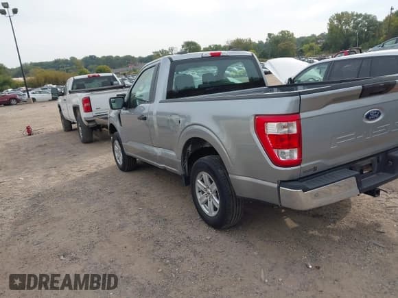 ✅ 2022 Ford F-150 XL • VIN: 1FTMF1CB5NKE00263 • Lot: 43329294. Listed on IAAI with 20,222 mi. Free auction sales archive from the USA and detailed vehicle history report at DreamBid. Image 3.