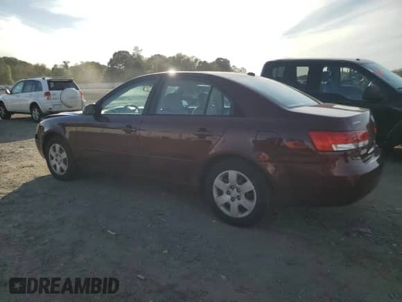 2008 Hyundai Sonata GLS with VIN 5NPET46C88H298799, listed as a Copart auction lot 84792995 with 187,564 mi miles and Clean title. Bid and sale history available at DreamBid. Image 2.