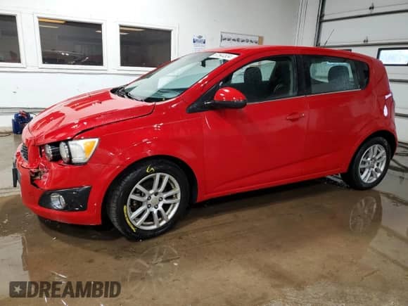 2012 Chevrolet Sonic LT с VIN 1G1JC6SH3C4217243, выставлен на аукционе Copart как лот 67644534 с пробегом Не указан миль и Списание • Salvage title. История ставок и продаж доступна на DreamBid. Изображение 1.
