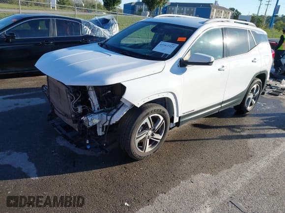 ✅ 2020 GMC Terrain SLT • VIN: 3GKALPEV8LL271893 • Lot: 43363322. Listed on IAAI with 107,342 mi. Free auction sales archive from the USA and detailed vehicle history report at DreamBid. Image 2.