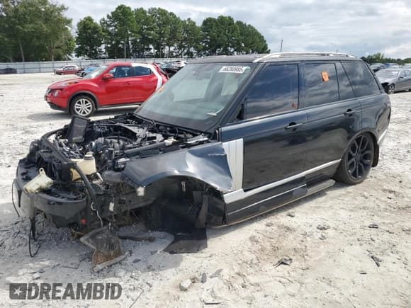 ✅ 2013 Land Rover Range Rover SC • VIN: SALGS2EF5DA100444 • Лот: 68288985. Опубликован ранее на Copart с пробегом Не указан. Бесплатный доступ к архиву аукционных продаж из США и подробный отчёт об истории автомобиля на DreamBid. Изображение 1.