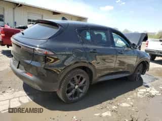 2024 Dodge Hornet GT z VIN ZACNDFAN8R3A40316, wystawiony jako Copart lot #54479415 z przebiegiem 599 mil mil oraz Nie do naprawy • Non repairable. Historia ofert i sprzedaży dostępna na DreamBid. Obrazek 3.