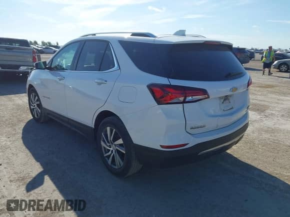 2024 Chevrolet Equinox Premier with VIN 3GNAXNEG9RL252081, listed as a IAAI auction lot 42551045 with 74,564 mi miles and . Bid and sale history available at DreamBid. Image 3.