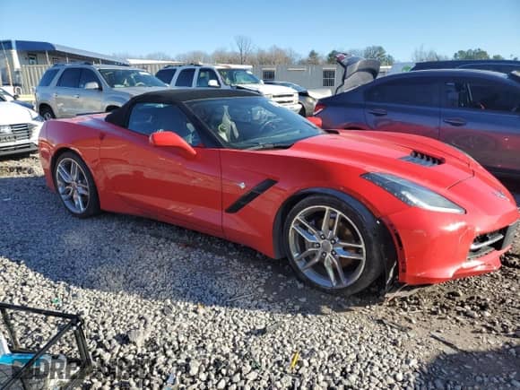 2019 Chevrolet Corvette 3LT with VIN 1G1YF3D75K5115928, listed as a Copart auction lot 86911444 with Not provided miles and Salvage title. Bid and sale history available at DreamBid. Image 4.