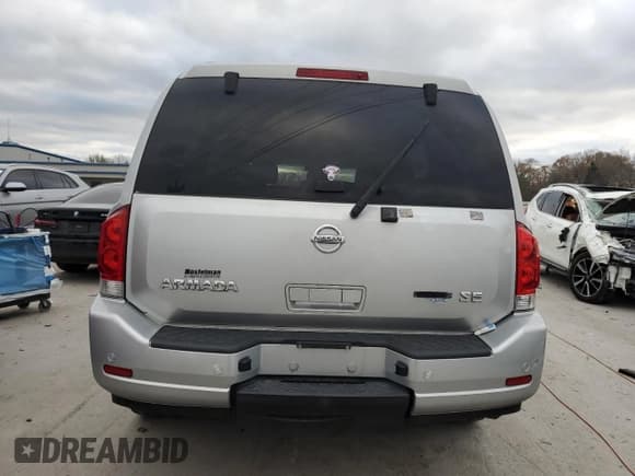 ✅ 2008 Nissan Armada LE • VIN: 5N1BA08D98N618649 • Lot: 81985324. Listed on Copart with 291,623 mi. Free auction sales archive from the USA and detailed vehicle history report at DreamBid. Image 6.