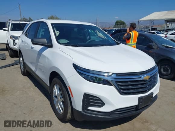 ✅ 2024 Chevrolet Equinox LS • VIN: 3GNAXHEGXRL191695 • Лот: 43335778. Опубликован ранее на IAAI с пробегом 13 662 миль. Бесплатный доступ к архиву аукционных продаж из США и подробный отчёт об истории автомобиля на DreamBid. Изображение 1.