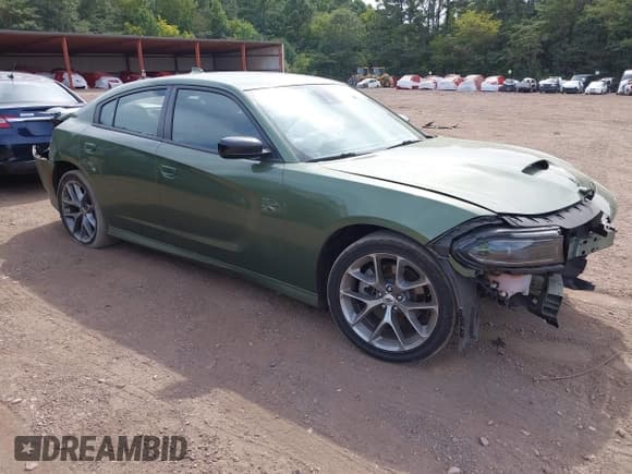 ✅ 2023 Dodge Charger GT • VIN: 2C3CDXHG4PH572047 • Lot: 43102607. Wystawiony na IAAI z przebiegiem 54 377 mil. Bezpłatny archiwum sprzedaży aukcyjnych z USA i szczegółowy raport historii pojazdu na DreamBid. Zdjęcie 1.