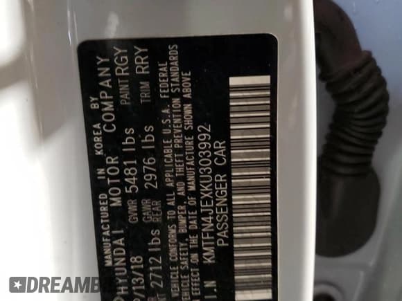 ✅ 2019 Genesis G80 3.8L • VIN: KMTFN4JEXKU303992 • Lot: 80250705. Wystawiony na Copart z przebiegiem 53 956 mil. Bezpłatny archiwum sprzedaży aukcyjnych z USA i szczegółowy raport historii pojazdu na DreamBid. Zdjęcie 13.