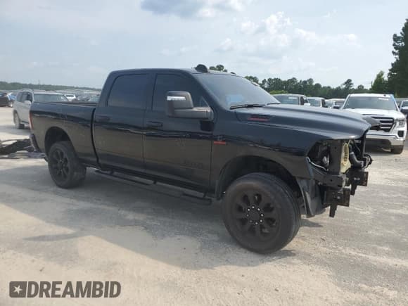 ✅ 2024 Ram 2500 Big Horn • VIN: 3C6UR5DL4RG181144 • Lot: 52783665. Listed on Copart with 39,062 mi. Free auction sales archive from the USA and detailed vehicle history report at DreamBid. Image 4.