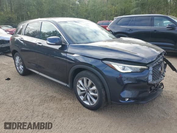 ✅ 2022 Infiniti QX50 Pure • VIN: 3PCAJ5AB9NF106373 • Lot: 81571175. Wystawiony na Copart z przebiegiem 51 530 mil. Bezpłatny archiwum sprzedaży aukcyjnych z USA i szczegółowy raport historii pojazdu na DreamBid. Zdjęcie 4.