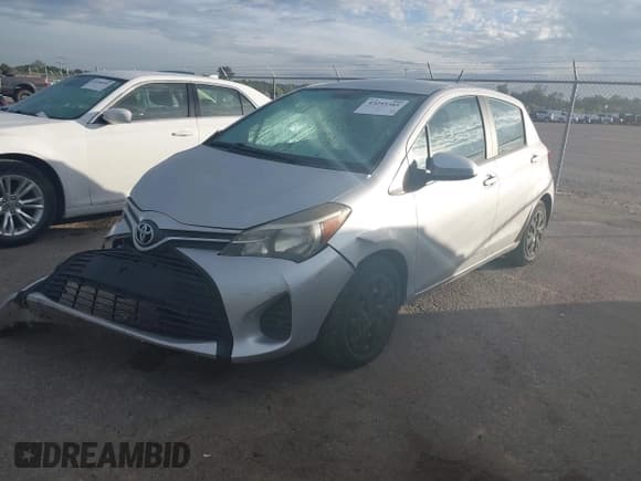 ✅ 2015 Toyota Yaris L • VIN: VNKKTUD3XFA039801 • Lot: 43293385. Listed on IAAI with 102,644 mi. Free auction sales archive from the USA and detailed vehicle history report at DreamBid. Image 2.