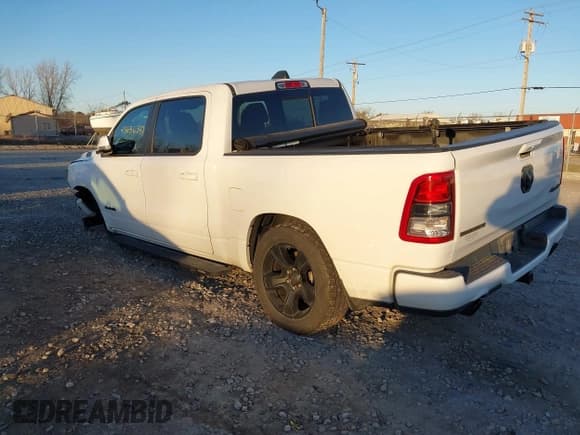 ✅ 2020 Ram 1500 Big Horn • VIN: 1C6SRFFT6LN203833 • Lot: 43656337. Listed on IAAI with 66,416 mi. Free auction sales archive from the USA and detailed vehicle history report at DreamBid. Image 3.