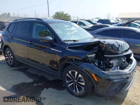 ✅ 2024 Volkswagen Tiguan S • VIN: 3VVRB7AX4RM117954 • Lot: 42887194. Listed on IAAI with Not provided. Free auction sales archive from the USA and detailed vehicle history report at DreamBid. Image 1.