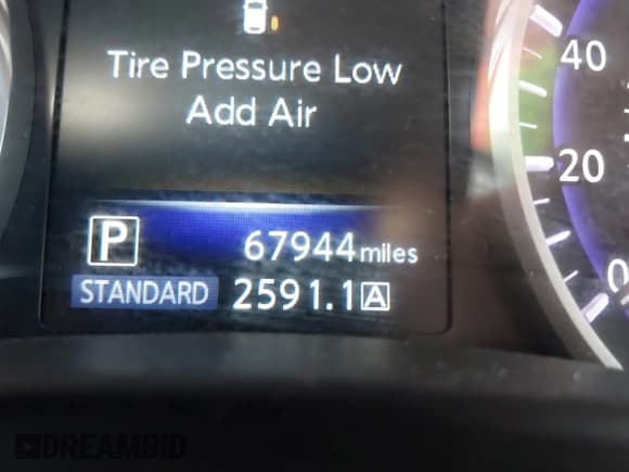 ✅ 2017 Infiniti Q50 Premium • VIN: JN1EV7AR3HM836857 • Lot: 42872266. Listed on IAAI with 67,944 mi. Free auction sales archive from the USA and detailed vehicle history report at DreamBid. Image 15.