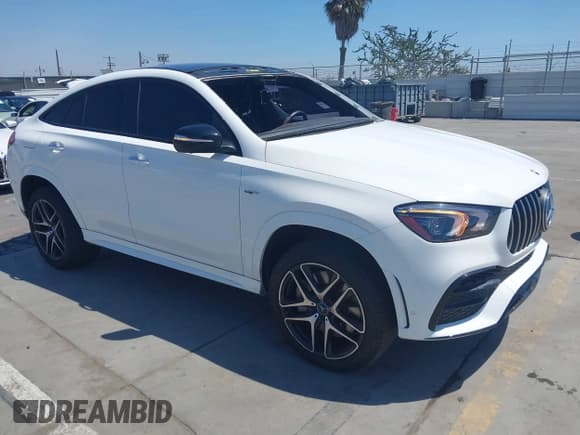 ✅ 2021 Mercedes-Benz GLE 53 AMG • VIN: 4JGFD6BB9MA454825 • Lot: 42940497. Listed on IAAI with 34,640 mi. Free auction sales archive from the USA and detailed vehicle history report at DreamBid. Image 1.