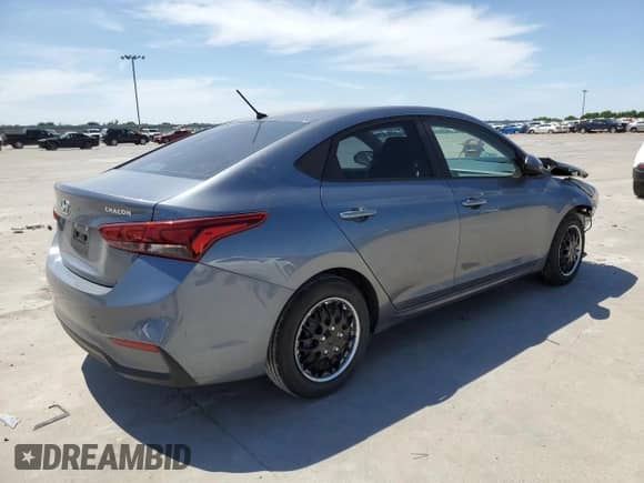 2019 Hyundai Accent SE with VIN 3KPC24A30KE053024, listed as a Copart auction lot 48914703 with 61,262 mi miles and . Bid and sale history available at DreamBid. Image 3.