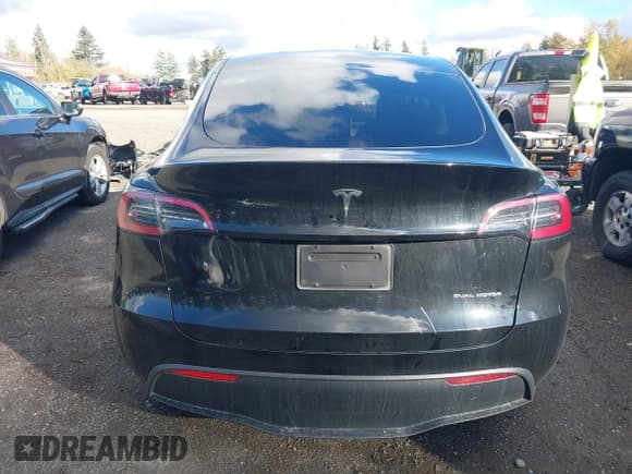 ✅ 2023 Tesla Model Y Long Range • VIN: 7SAYGDEEXPF689909 • Lot: 43551907. Listed on IAAI with 57,191 mi. Free auction sales archive from the USA and detailed vehicle history report at DreamBid. Image 17.