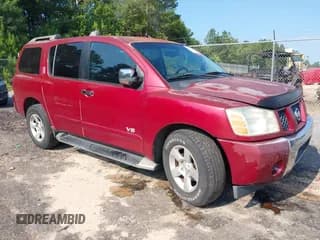 ✅ 2005 Nissan Armada SE • VIN: 5N1AA08A25N729332 • Lot: 42980388. Listed on IAAI with 236,588 mi. Free auction sales archive from the USA and detailed vehicle history report at DreamBid. Image 1.