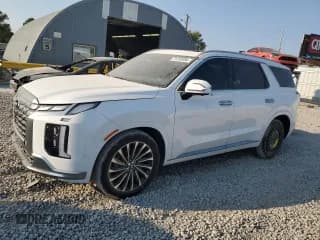 ✅ 2024 Hyundai Palisade Calligraphy • VIN: KM8R7DGE7RU675731 • Лот: 75259984. Опубликован ранее на Copart с пробегом 5 459 миль. Бесплатный доступ к архиву аукционных продаж из США и подробный отчёт об истории автомобиля на DreamBid. Изображение 1.