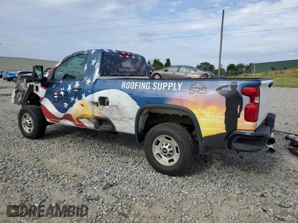✅ 2022 Chevrolet Silverado 2500HD Work Truck • VIN: 1GC0WLE75NF120645 • Lot: 68695054. Listed on Copart with 103,785 mi. Free auction sales archive from the USA and detailed vehicle history report at DreamBid. Image 2.