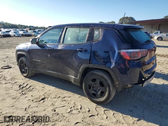✅ 2020 Jeep Compass Sport • VIN: 3C4NJCAB6LT220058 • Lot: 85564355. Listed on Copart with 76,622 mi. Free auction sales archive from the USA and detailed vehicle history report at DreamBid. Image 2.