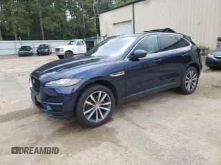 ✅ 2018 Jaguar F-Pace 25t Prestige • VIN: SADCK2FX9JA257956 • Lot: 81557655. Listed on Copart with 98,416 mi. Free auction sales archive from the USA and detailed vehicle history report at DreamBid. Image 1.
