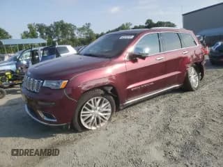 ✅ 2018 Jeep Grand Cherokee Summit • VIN: 1C4RJFJT2JC144181 • Lot: 62575315. Listed on Copart with 88,995 mi. Free auction sales archive from the USA and detailed vehicle history report at DreamBid. Image 1.