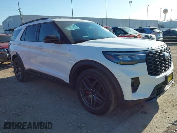 ✅ 2025 Ford Explorer ST-Line • VIN: 1FMUK7KH5SGC07089 • Lot: 42997319. Listed on IAAI with 2,489 mi. Free auction sales archive from the USA and detailed vehicle history report at DreamBid. Image 1.