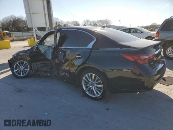 ✅ 2021 Infiniti Q50 Luxe • VIN: JN1EV7BR4MM756086 • Lot: 50788195. Listed on Copart with 87,743 mi. Free auction sales archive from the USA and detailed vehicle history report at DreamBid. Image 2.