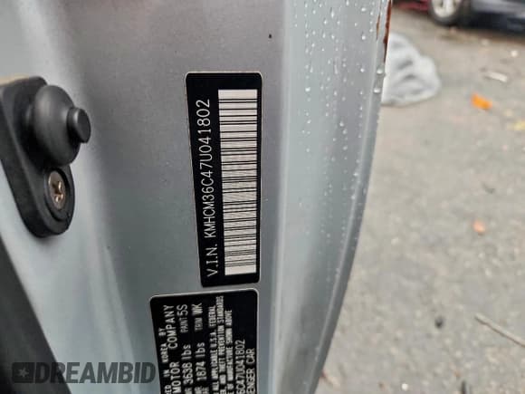 ✅ 2007 Hyundai Accent GS • VIN: KMHCM36C47U041802 • Lot: 94701475. Listed on Copart with 217,195 mi. Free auction sales archive from the USA and detailed vehicle history report at DreamBid. Image 12.