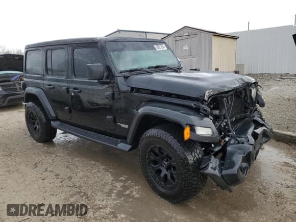 ✅ 2021 Jeep Wrangler Unlimited Willys • VIN: 1C4HJXDM6MW823301 • Lot: 43021265. Listed on Copart with 59,707 mi. Free auction sales archive from the USA and detailed vehicle history report at DreamBid. Image 4.
