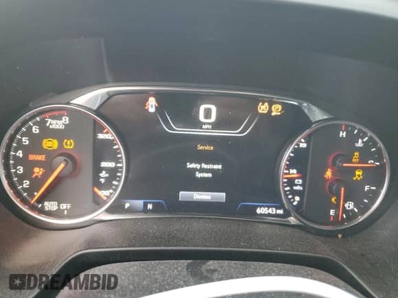 2022 Chevrolet Blazer RS with VIN 3GNKBERS5NS124390, listed as a Copart auction lot 65406414 with 60,543 mi miles and Salvage title. Bid and sale history available at DreamBid. Image 9.