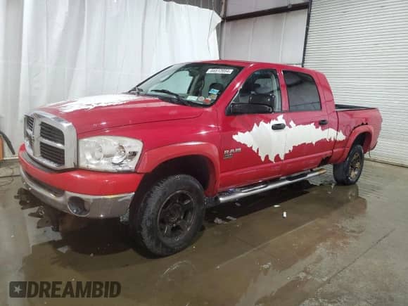 2008 Dodge 1500 SXT z VIN 3D7KS19D48G204442, wystawiony jako Copart lot #64512054 z przebiegiem 285 679 mil mil oraz Szkoda całkowita • Salvage title. Historia ofert i sprzedaży dostępna na DreamBid. Obrazek 1.